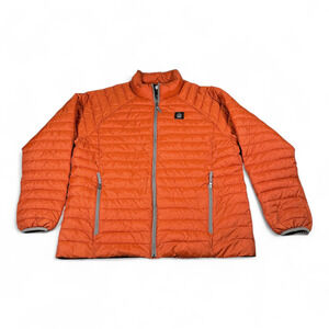Alaskan Hardgear Jacket Adult XLT Orange Puffer Insulated Outdoor Duluth Trading